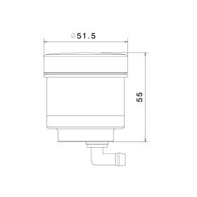 Réservoir de fluide frein avant PURE RIZOMA CT147