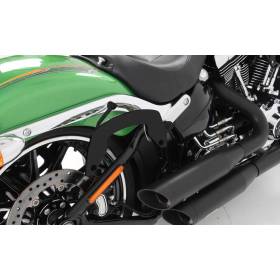 Support sacoche Softail Slim - Hepco-Becker C-Bow Black