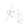 Bras support de plaque HD Softail - Rizoma PT561B