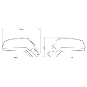 Extension protège mains Yamaha MT-09 Tracer 2018- Puig