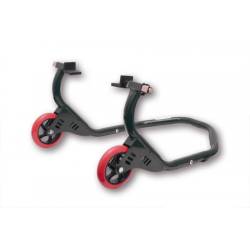 BEQUILLE ARRIERE A SUPPORTS CAOUTCHOUCS GRANDES ROUES
