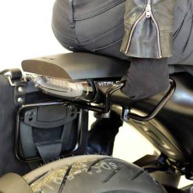 Sacoche cavalière Scram en Toile 22L-30L + Châssis Gauche BMW HP2