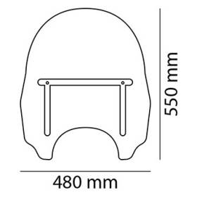 Bulle Harley Davidson Sportster 883 Iron - Puig 1984W