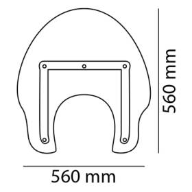 Bulle Harley Sportster 883 Iron - Puig 0319W