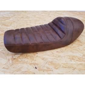 SELLE CAFE RACER BROWN TYPE 64 L : 60cms