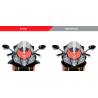 Ailerons de carénages Aprilia RSV4RF - Puig 2334N