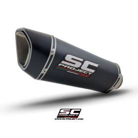 Silencieux haut Triumph Tiger Sport 1050 17-18 / SC Project SC1-R Carbone