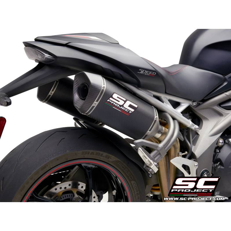 Silencieux Speed Triple 1050 S - R 18-19 / SC Project SC1-M Carbone