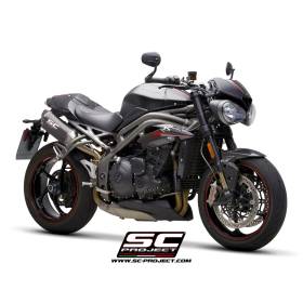 Silencieux Speed Triple 1050 S - R 18-19 / SC Project SC1-M Carbone