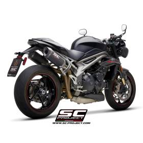 Silencieux Speed Triple 1050 S - R 18-19 / SC Project SC1-M Carbone