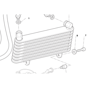 Radiateur Huile Ducati Hypermotard 1100 EVO