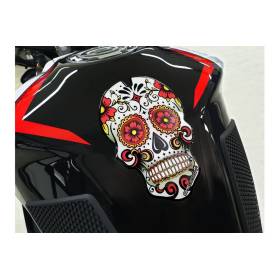 Protection de réservoir Puig Skull Rouge - 3673R