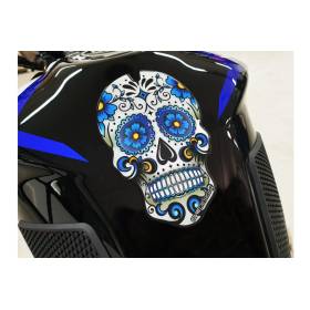 Protection de réservoir Puig Skull Bleu - 3673A