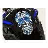 Protection de réservoir Puig Skull Bleu - 3673A