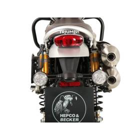 Support sacoche Triumph Scrambler 1200 - Hepco-Becker