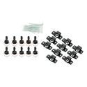 Lot de 10 Dzus de carénage 6X17 Noirs quart de tour à Riveter