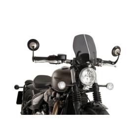 Bulle Triumph Bonnevi Bobber - Puig Touring 9437F