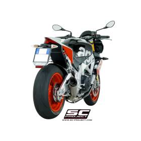 Silencieux bas titane Aprilia Tuono V4 1100 - SC Project A16A-LT41T