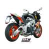 Silencieux bas titane Aprilia Tuono V4 1100 - SC Project A16A-LT41T