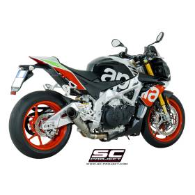 Silencieux bas titane Aprilia Tuono V4 1100 - SC Project A16A-LT41T