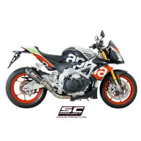 Silencieux carbone Aprilia Tuono V4 1100 - SC Project A16-40FTC