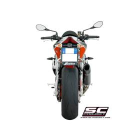 Silencieux carbone Aprilia Tuono V4 1100 - SC Project A16-40FTC