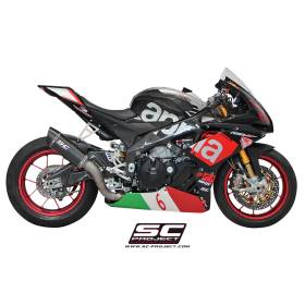 Silencieux Aprilia RSV4 15-16 / Ovale carbone SC Project A15-40FTC