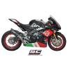 Silencieux Aprilia RSV4 15-16 / Ovale carbone SC Project A15-40FTC