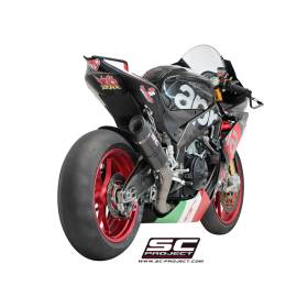 Silencieux Aprilia RSV4 15-16 / Ovale carbone SC Project A15-40FTC