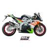 Silencieux ovale carbone Aprilia RSV4 2017 - SC Project A16-40FTC