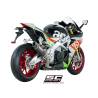 Silencieux ovale carbone Aprilia RSV4 2017 - SC Project A16-40FTC