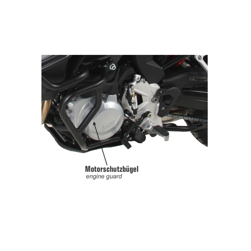 Pare carters BMW F750GS - Hepco-Becker Black