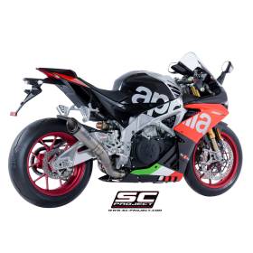 Silencieux haut en titane Aprilia RSV4 2018-2020 / SC Project A18-HT41T