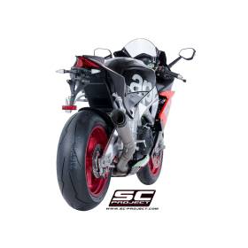 Silencieux haut en titane Aprilia RSV4 2018-2020 / SC Project A18-HT41T