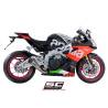 Silencieux haut en titane Aprilia RSV4 2018-2020 / SC Project A18-LT41T