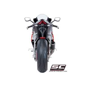 Silencieux haut en titane Aprilia RSV4 2018-2020 / CRT SC Project A18-HT36C