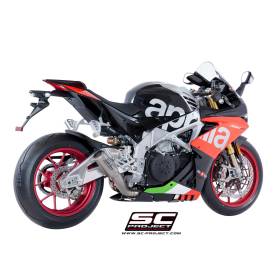 Silencieux haut en titane Aprilia RSV4 2018-2020 / CRT SC Project A18-LT36T