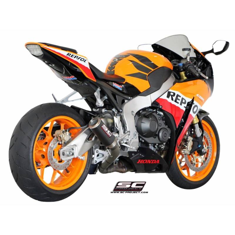 Silencieux carbone Honda CBR1000RR 08-13 / SC Project H04-T38C