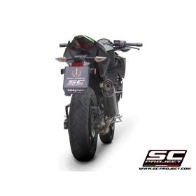 Silencieux Kawasaki Z400 - Ovale Carbone SC Project K31-16C