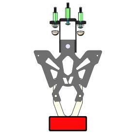 Support de plaque Suzuki Katana 1000 - V-Parts C8-SPS006