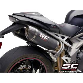 Silencieux carbone Speed Triple 1050 2018- SC Project T22-12C