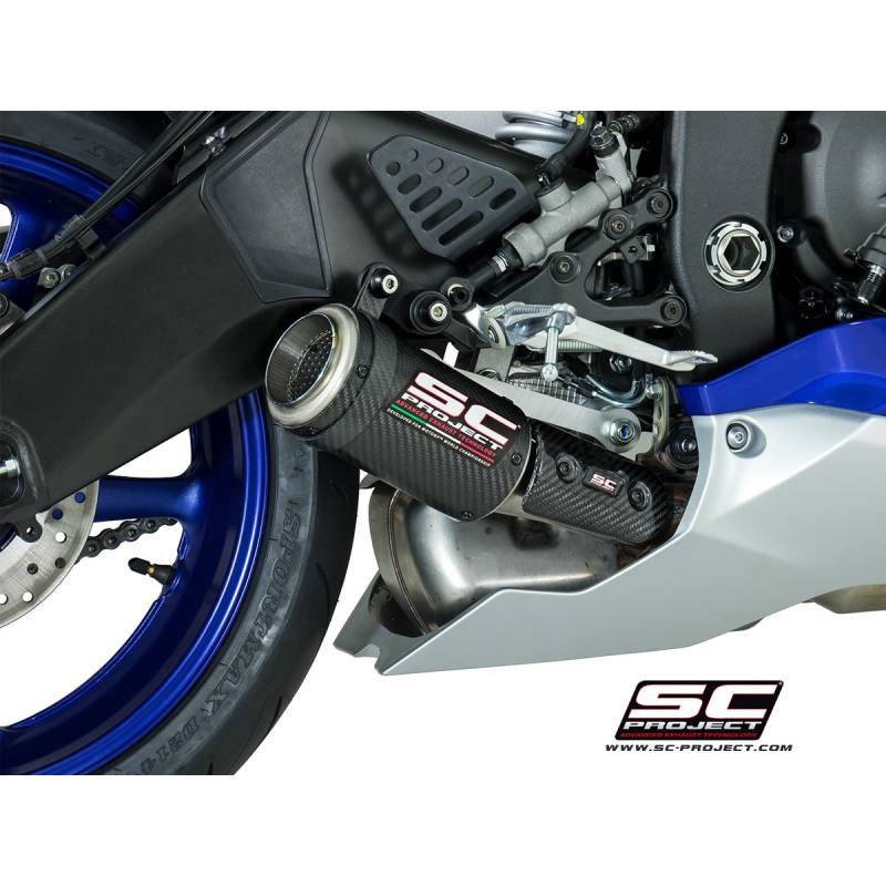 Silencieux bas Yamaha YZF-R6 17-19 / SC Project CR-T Y21-L36C