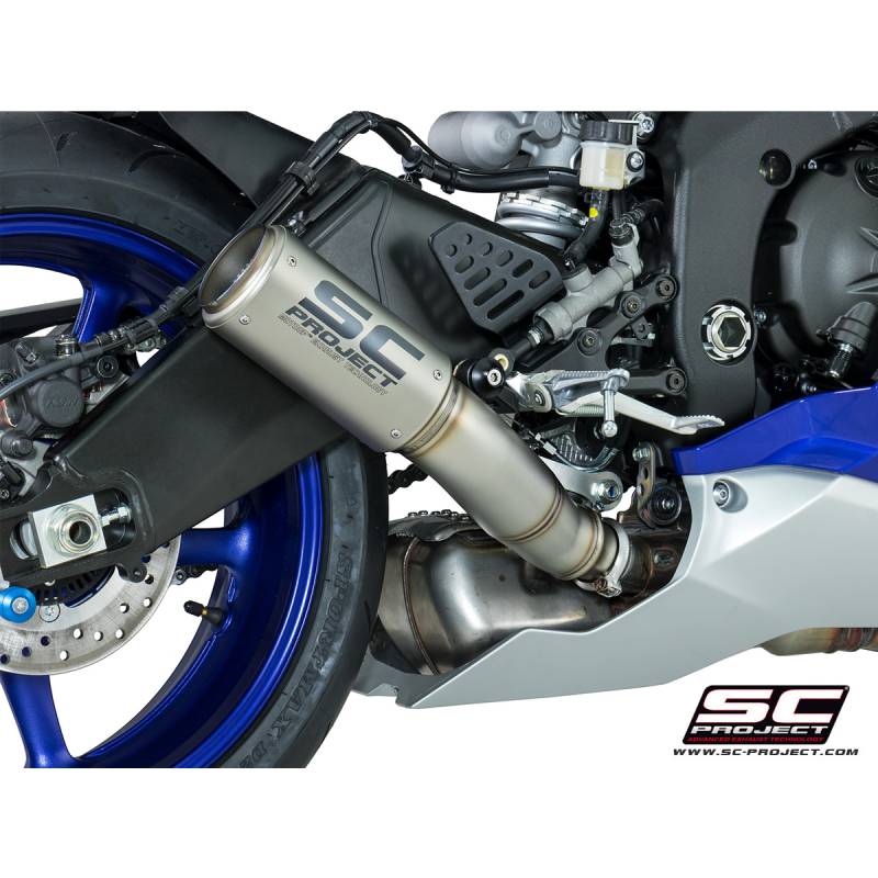 Silencieux titane haut Yamaha YZF-R6 - SC Project Y21-H36T