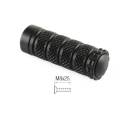 Repose pieds fixes Noirs pour commandes reculées Lightech