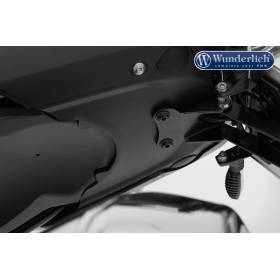 Support de plaque d'immatriculation pliante de moto réglable Support de feu  arrière arrière Rack