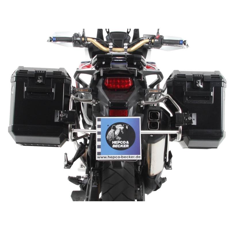 Valises AFRICA TWIN 18-19 / Hepco-Becker Cutout Noir