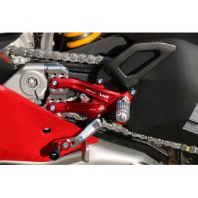 COMMANDES RECULEES PANIGALE V4 R PRAMAC EDITION - CNC RACING