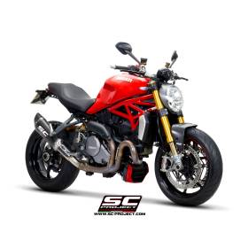 Silencieux Ducati Monster 1200R - SC Project SC1-R carbone