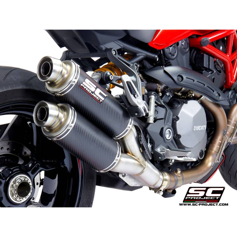 Silencieux Ducati Monster 1200R - SC Project Twin GP