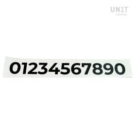 Numéro adhésifs Unit Garage U077